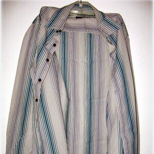 preowned long sleeved mens casual shirt / brand INC / size small